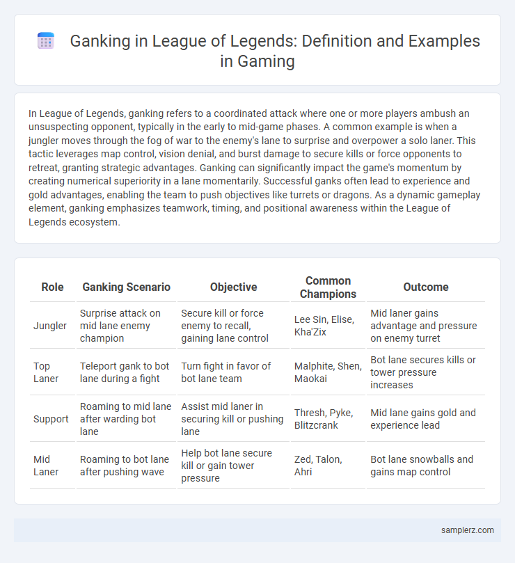 Ganking in League of Legends: Definition and Examples in Gaming