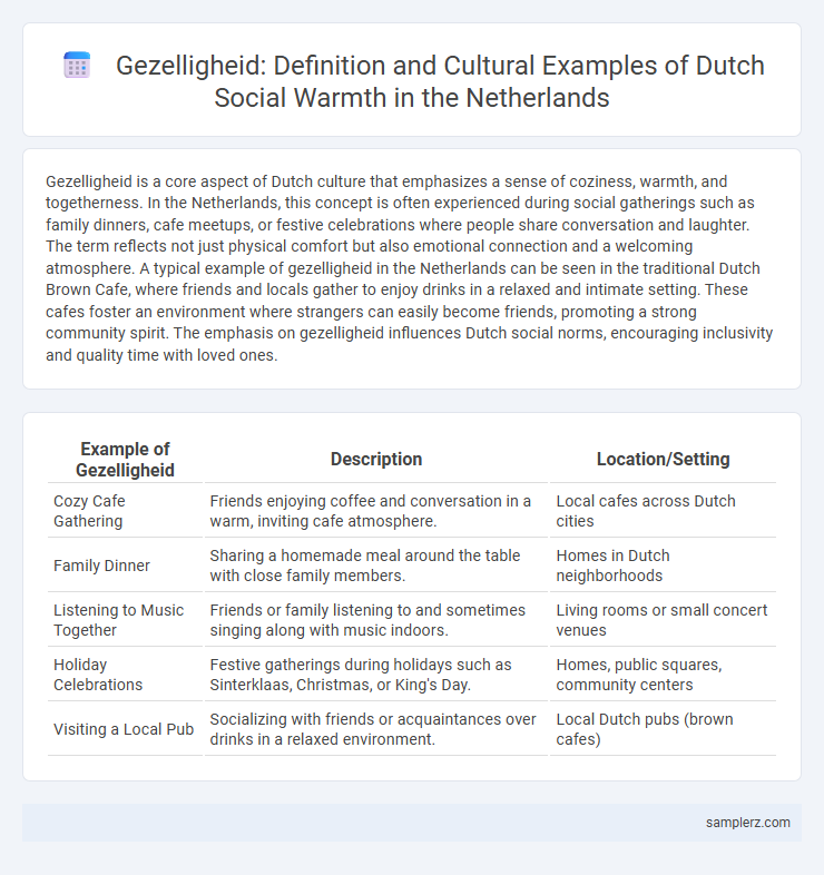 Gezelligheid: Definition and Cultural Examples of Dutch Social Warmth in the Netherlands