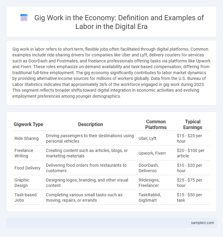 Gig Work in the Economy: Definition and Examples of Labor in the Digital Era