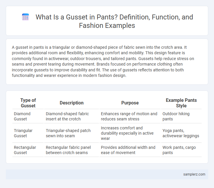 What Is a Gusset in Pants? Definition, Function, and Fashion Examples