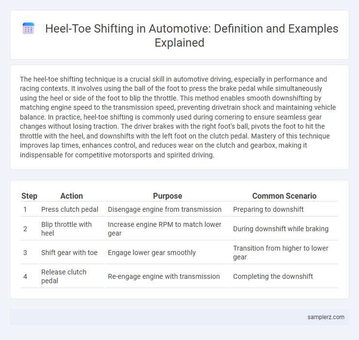 Heel-Toe Shifting in Automotive: Definition and Examples Explained