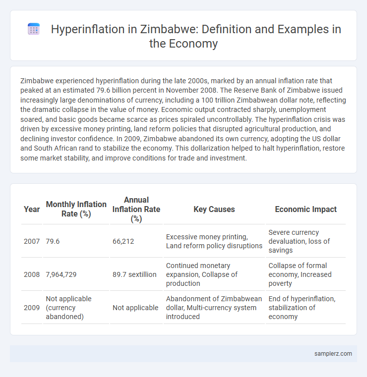 Hyperinflation in Zimbabwe: Definition and Examples in the Economy