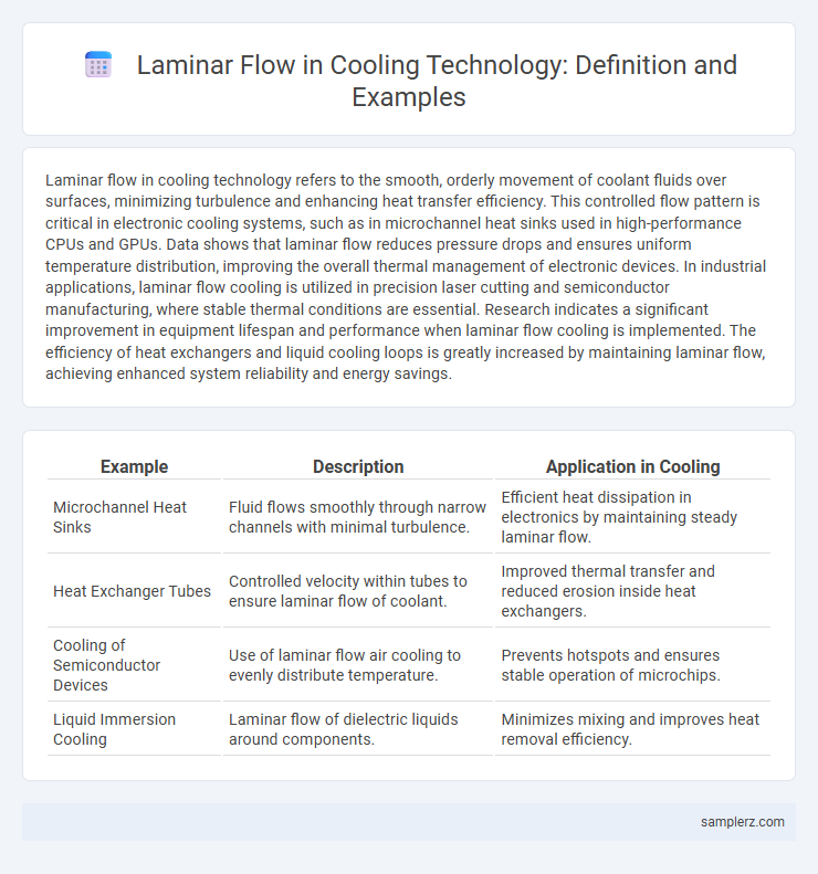 Laminar Flow in Cooling Technology: Definition and Examples