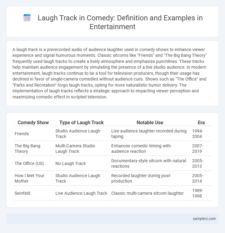 Laugh Track in Comedy: Definition and Examples in Entertainment