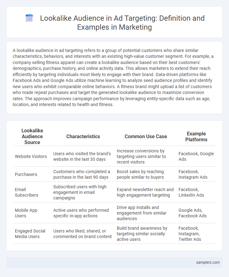 Lookalike Audience in Ad Targeting: Definition and Examples in Marketing