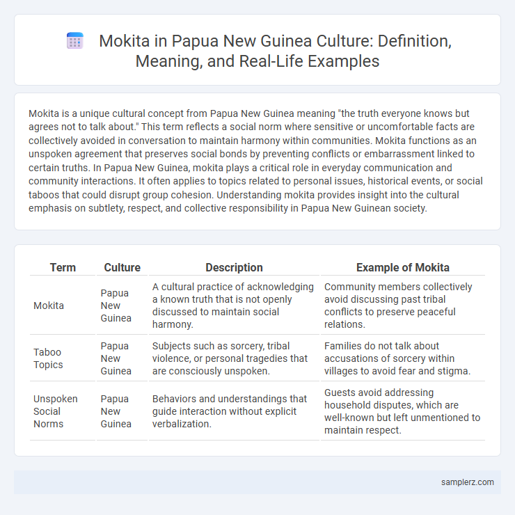 Mokita in Papua New Guinea Culture: Definition, Meaning, and Real-Life Examples