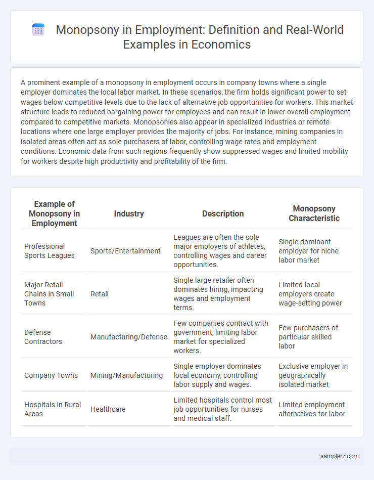 Monopsony in Employment: Definition and Real-World Examples in Economics