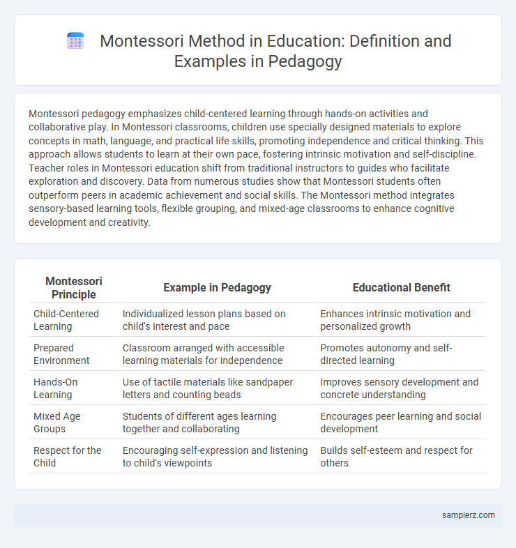 Montessori Method in Education: Definition and Examples in Pedagogy