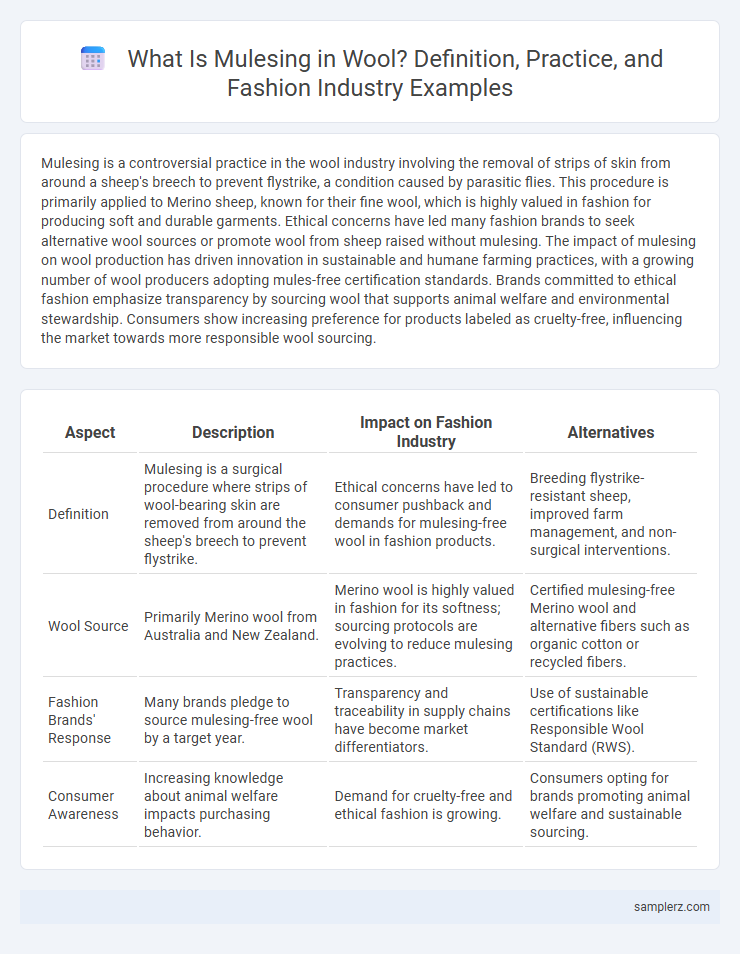 What Is Mulesing in Wool? Definition, Practice, and Fashion Industry Examples