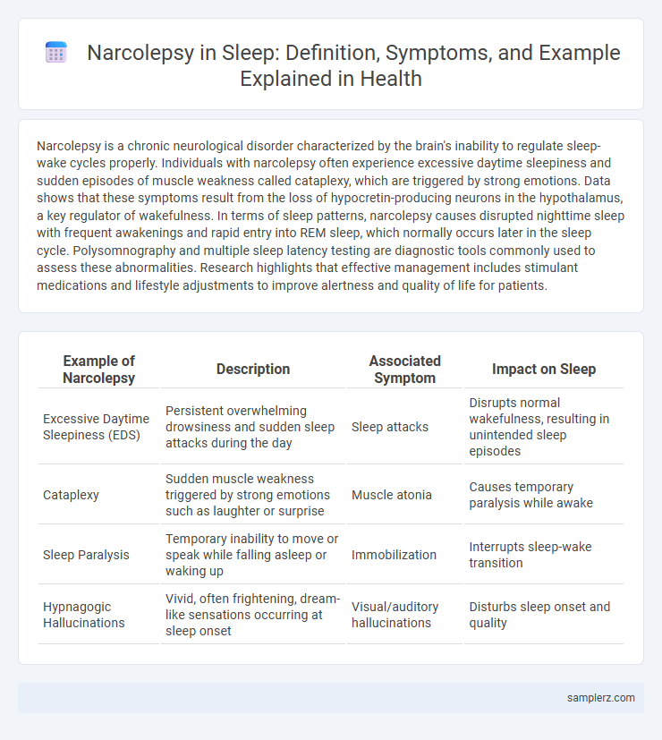 Narcolepsy in Sleep: Definition, Symptoms, and Example Explained in Health