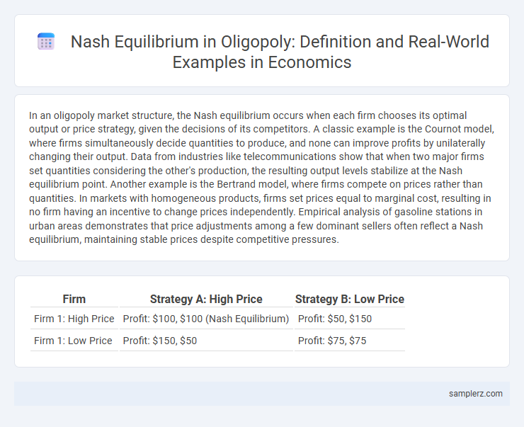 Nash Equilibrium in Oligopoly: Definition and Real-World Examples in Economics