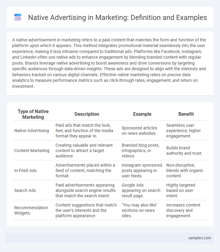 Native Advertising in Marketing: Definition and Examples