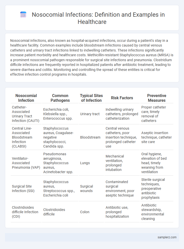 Nosocomial Infections: Definition and Examples in Healthcare