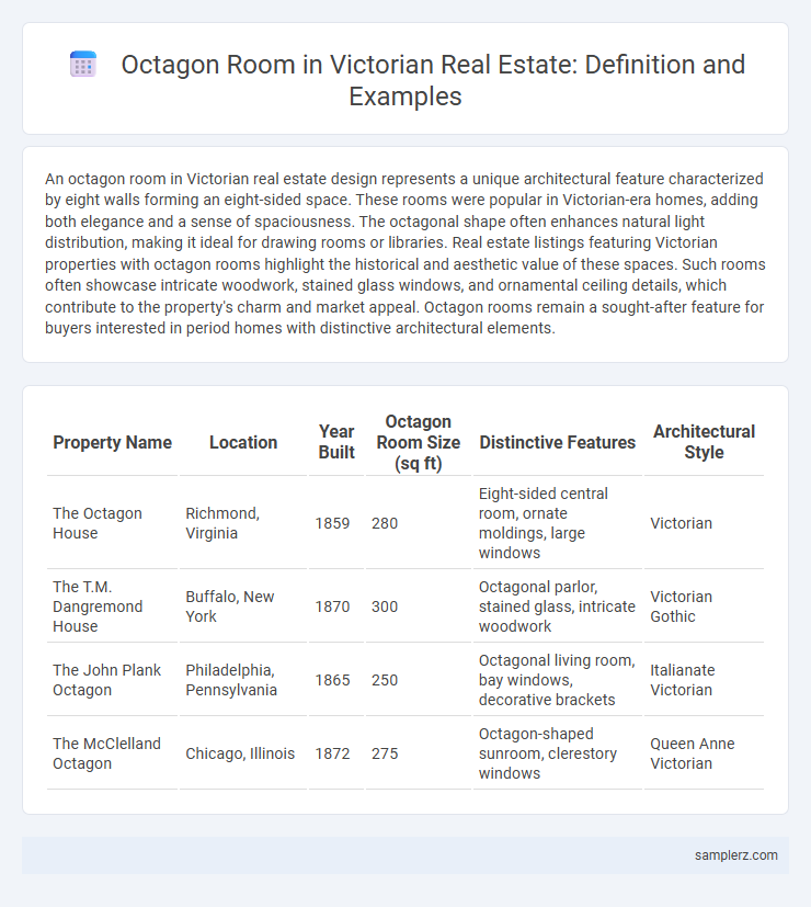 Octagon Room in Victorian Real Estate: Definition and Examples