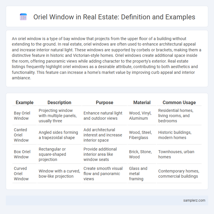 Oriel Window in Real Estate: Definition and Examples