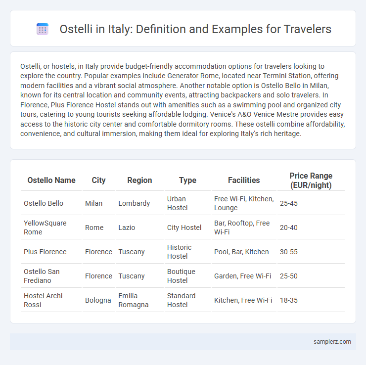 Ostelli in Italy: Definition and Examples for Travelers