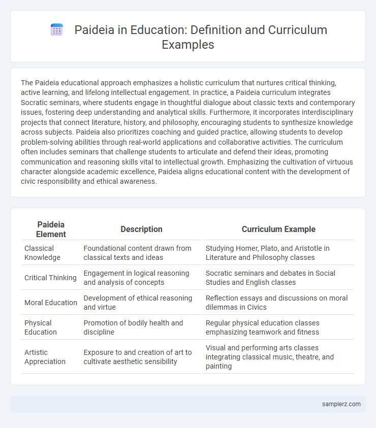 Paideia in Education: Definition and Curriculum Examples