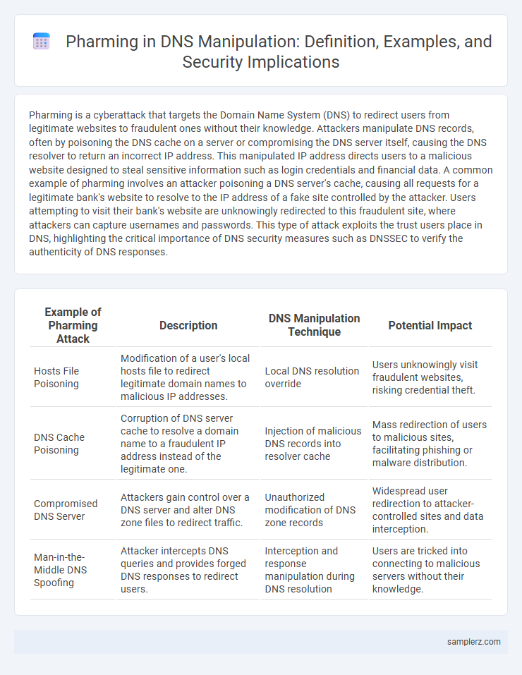 Pharming in DNS Manipulation: Definition, Examples, and Security Implications