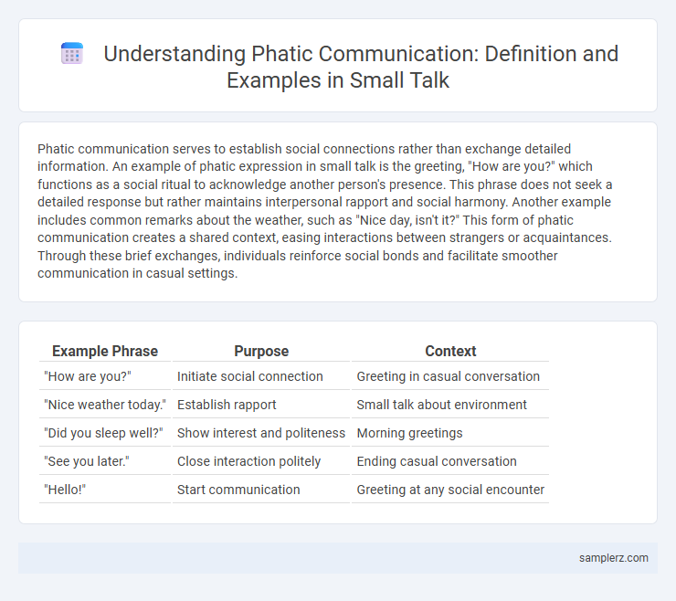 Understanding Phatic Communication: Definition and Examples in Small Talk