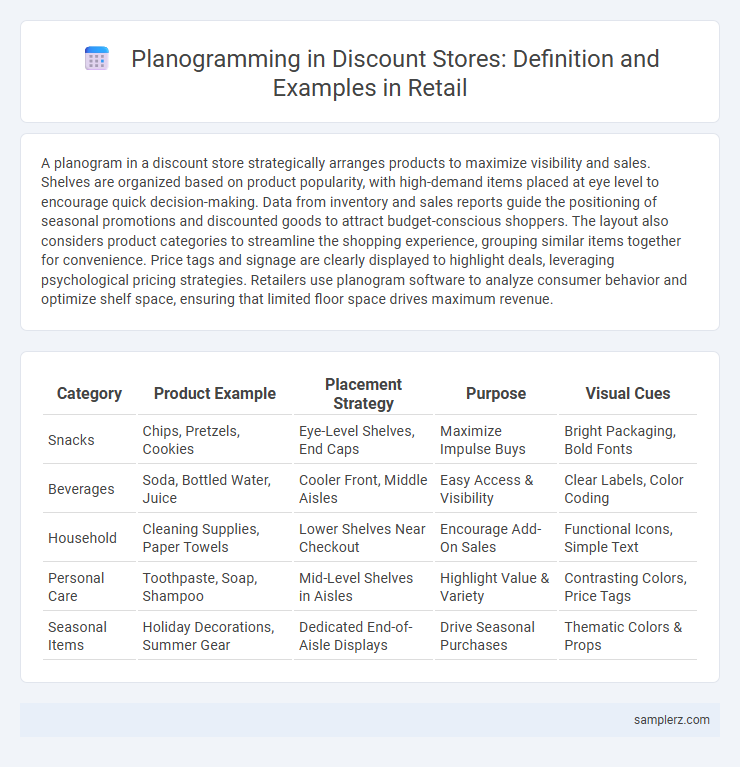 Planogramming in Discount Stores: Definition and Examples in Retail