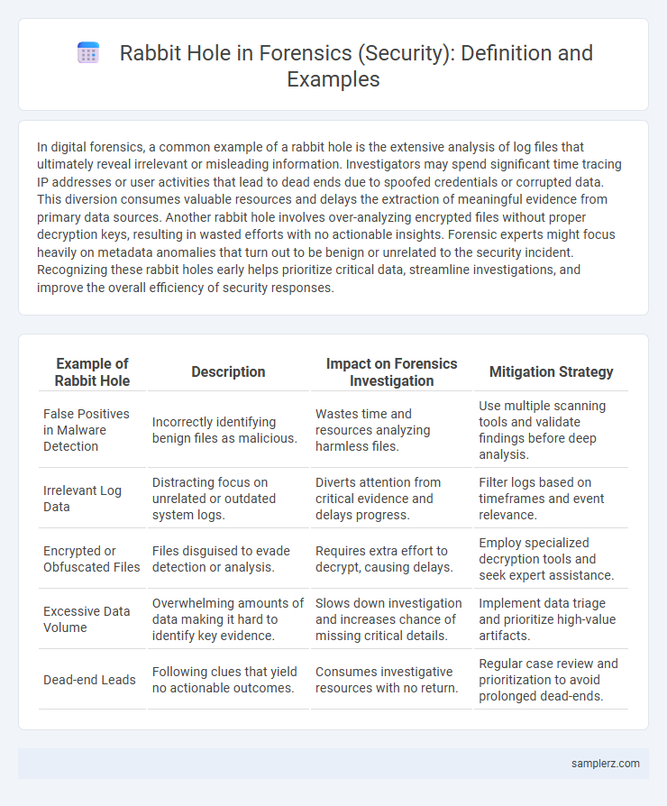 Rabbit Hole in Forensics (Security): Definition and Examples