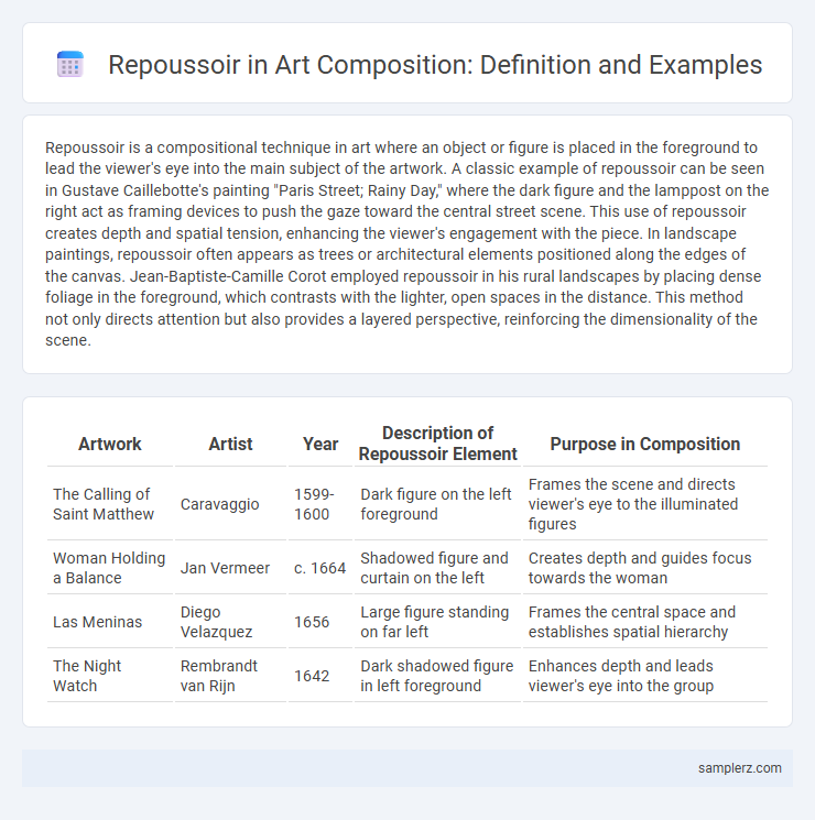 Repoussoir in Art Composition: Definition and Examples
