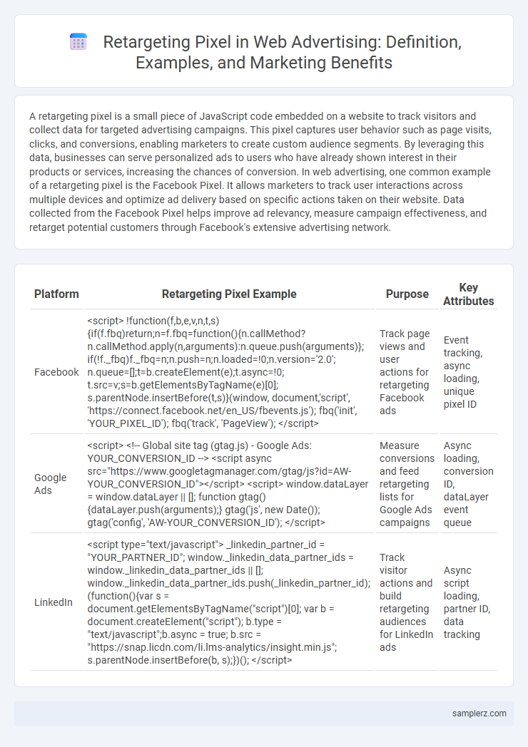 Retargeting Pixel in Web Advertising: Definition, Examples, and Marketing Benefits
