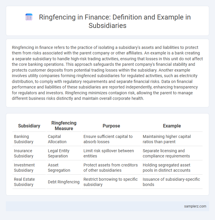 Ringfencing in Finance: Definition and Example in Subsidiaries