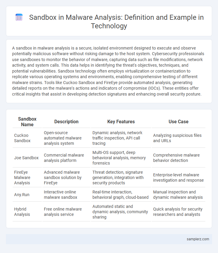 Sandbox in Malware Analysis: Definition and Example in Technology