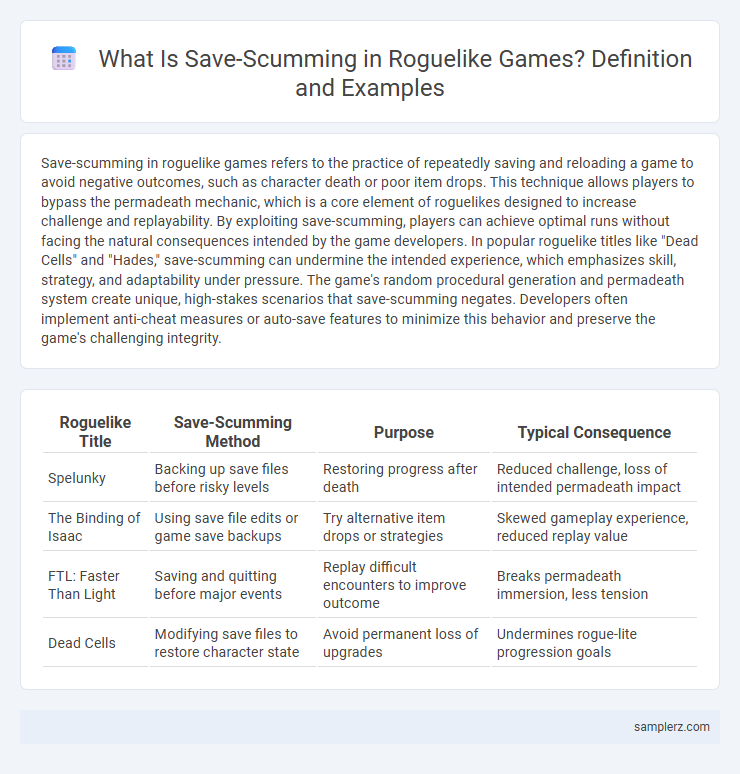 What Is Save-Scumming in Roguelike Games? Definition and Examples