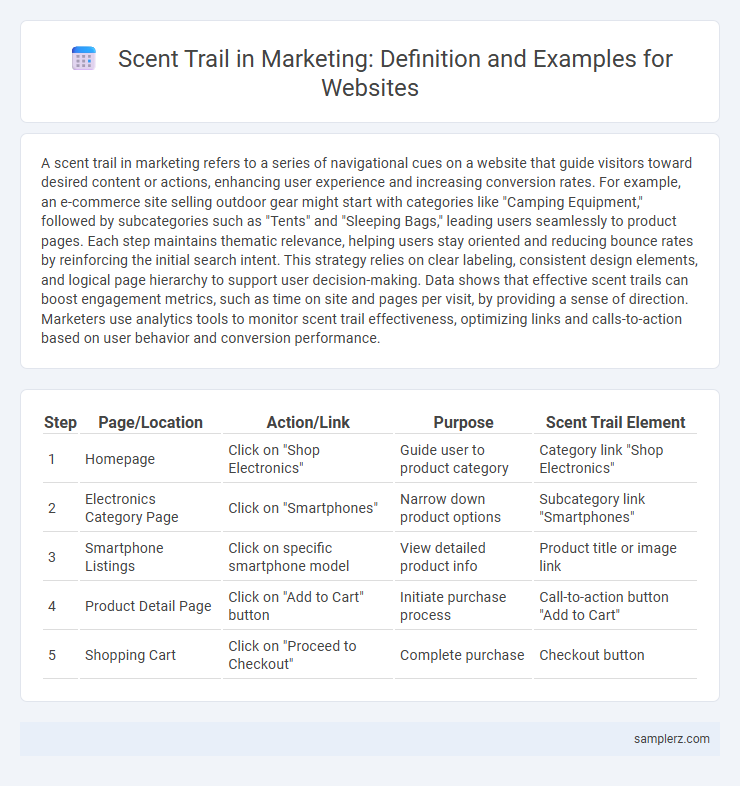 Scent Trail in Marketing: Definition and Examples for Websites