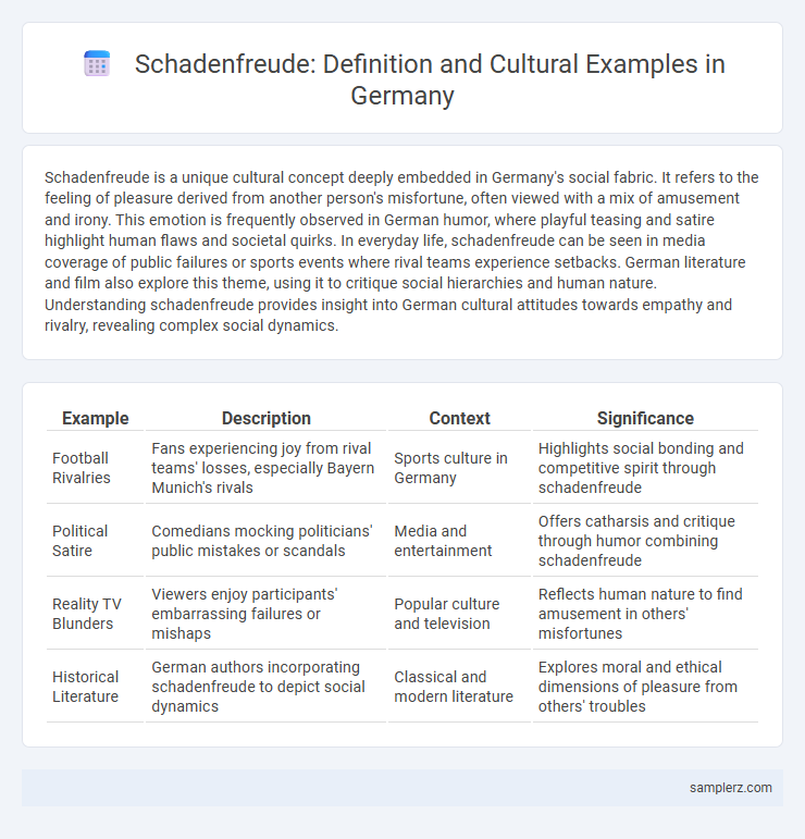 Schadenfreude: Definition and Cultural Examples in Germany