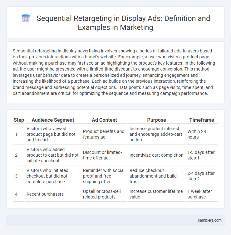 Sequential Retargeting in Display Ads: Definition and Examples in Marketing