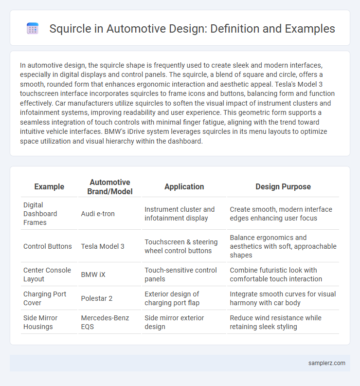 Squircle in Automotive Design: Definition and Examples