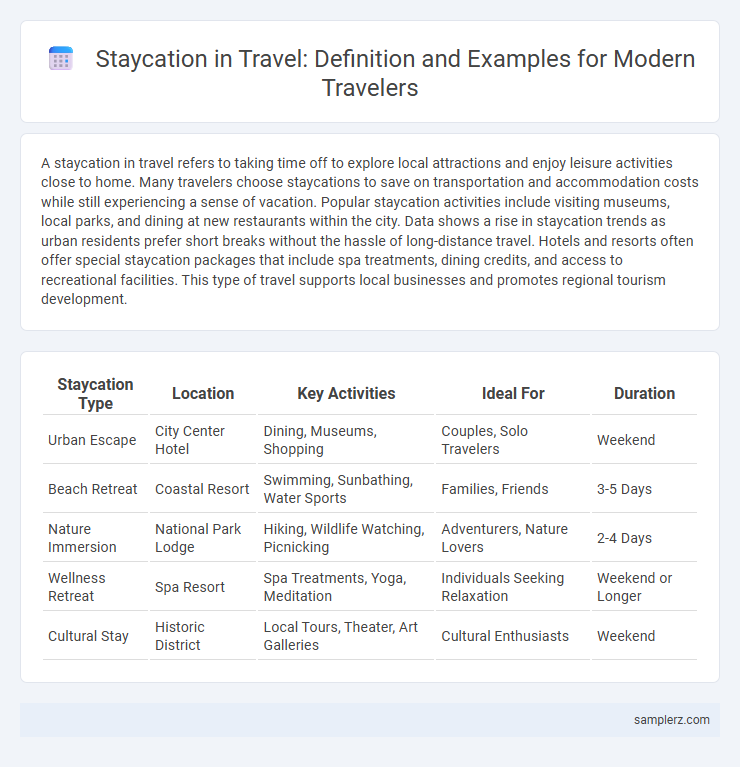 Staycation in Travel: Definition and Examples for Modern Travelers