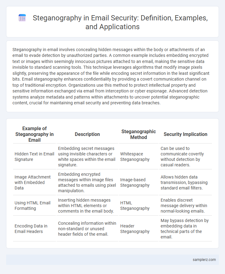 Steganography in Email Security: Definition, Examples, and Applications
