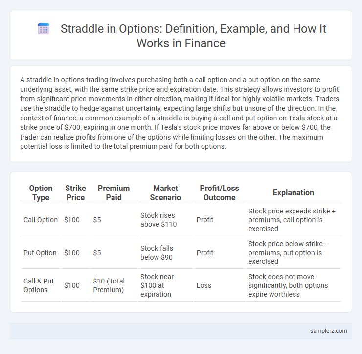 Straddle in Options: Definition, Example, and How It Works in Finance