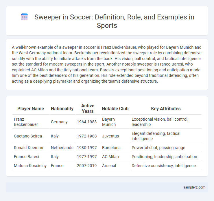 Sweeper in Soccer: Definition, Role, and Examples in Sports