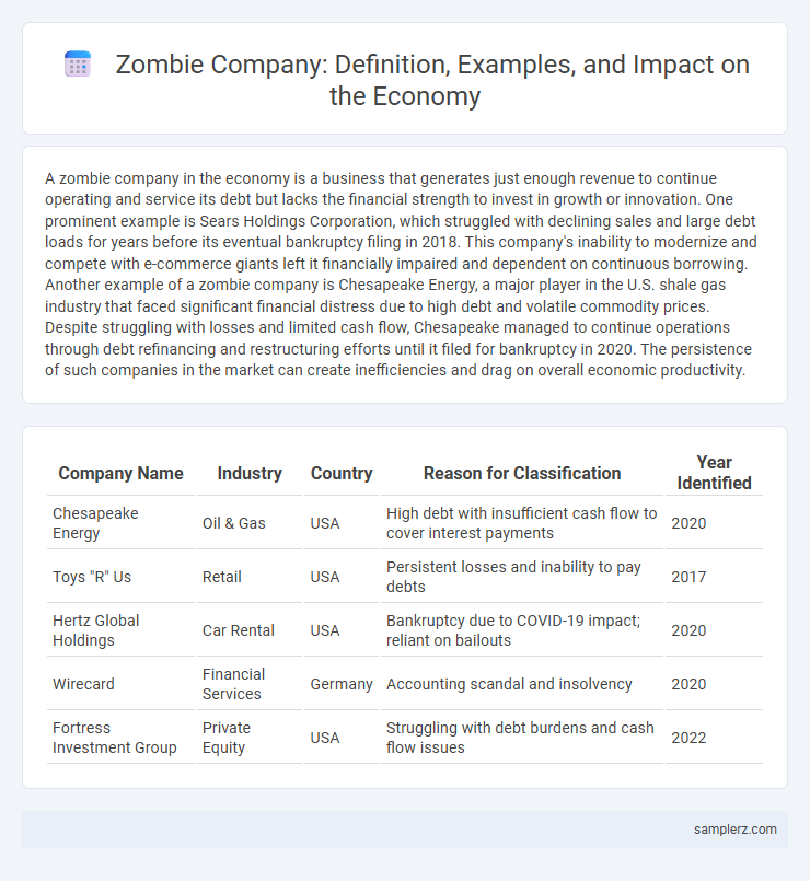 Zombie Company: Definition, Examples, and Impact on the Economy