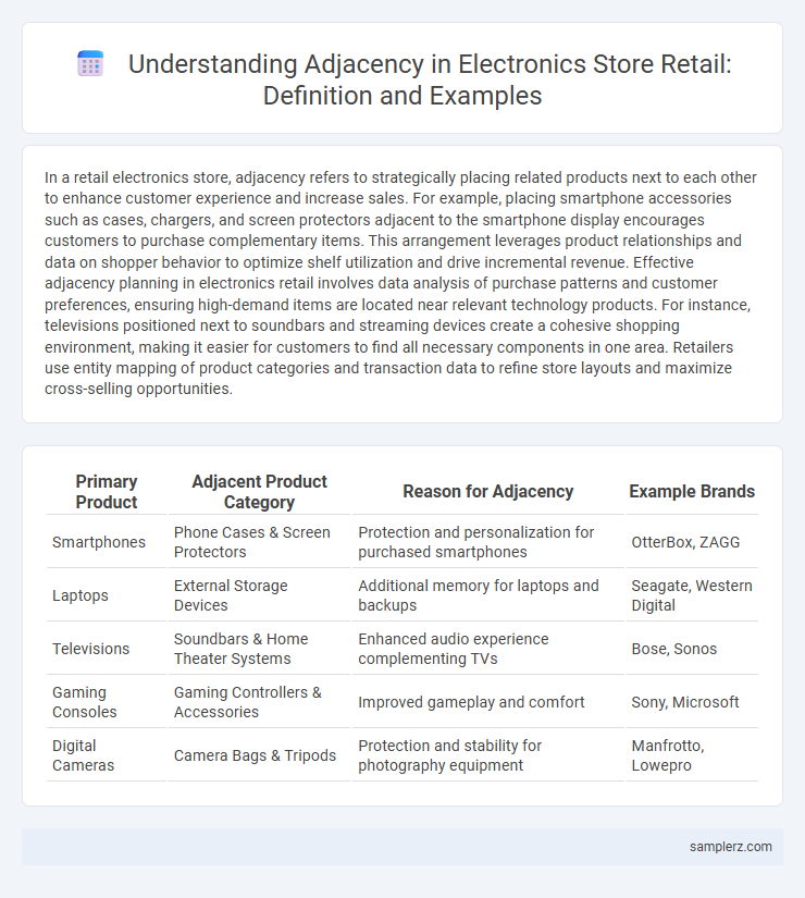 Understanding Adjacency in Electronics Store Retail: Definition and Examples