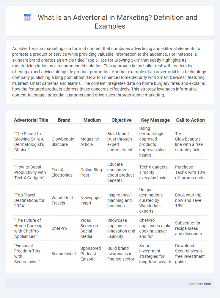 What Is an Advertorial in Marketing? Definition and Examples