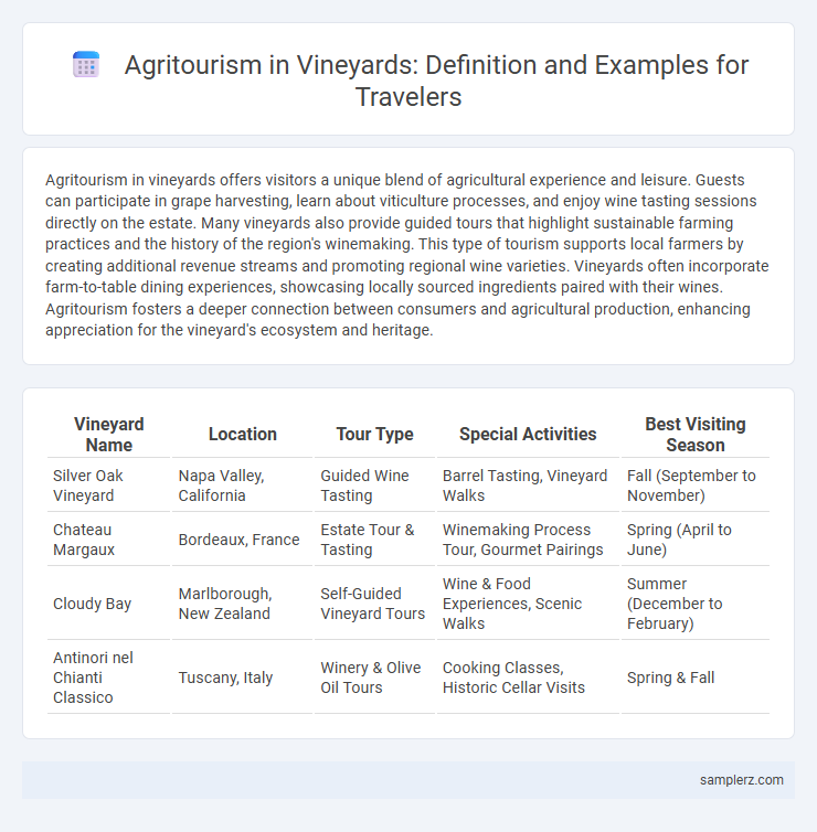 Agritourism in Vineyards: Definition and Examples for Travelers