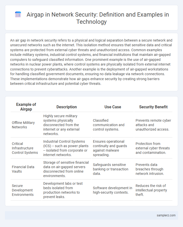 Airgap in Network Security: Definition and Examples in Technology