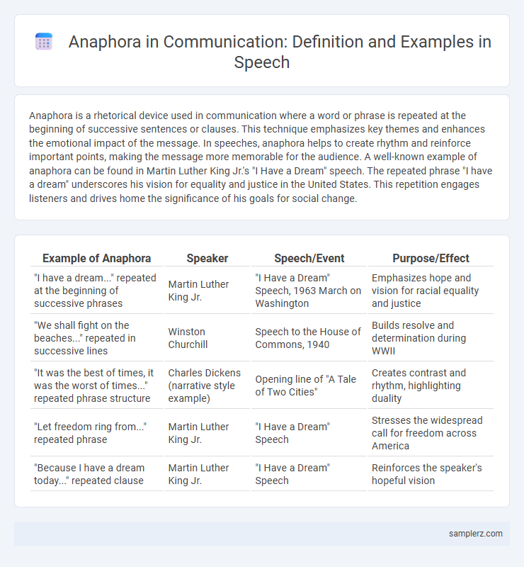 Anaphora in Communication: Definition and Examples in Speech