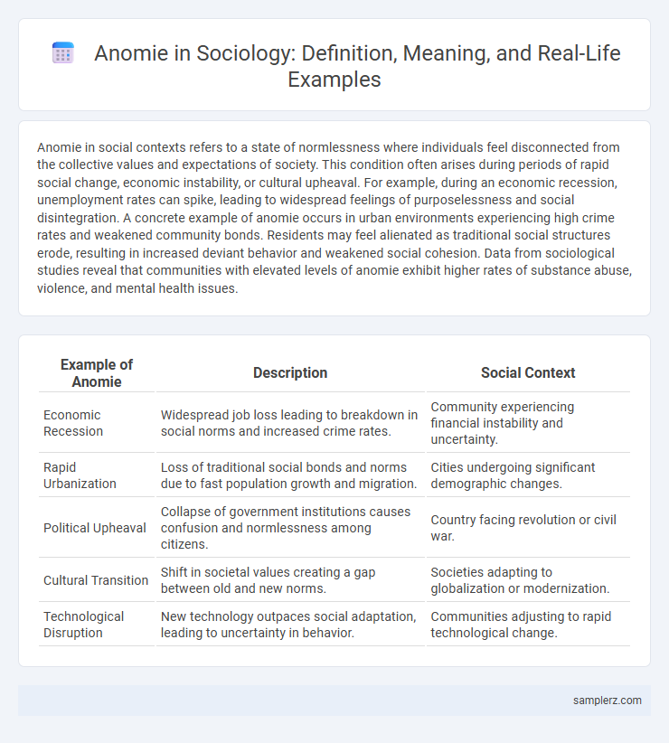Anomie in Sociology: Definition, Meaning, and Real-Life Examples