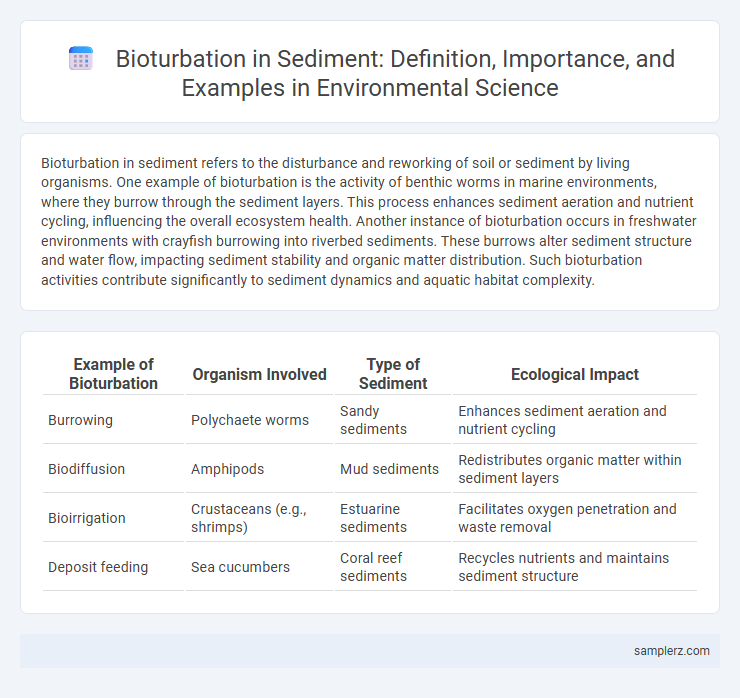 Bioturbation in Sediment: Definition, Importance, and Examples in Environmental Science