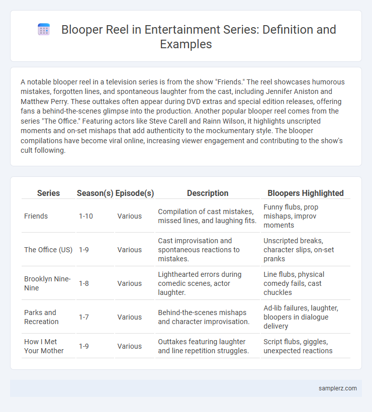 Blooper Reel in Entertainment Series: Definition and Examples