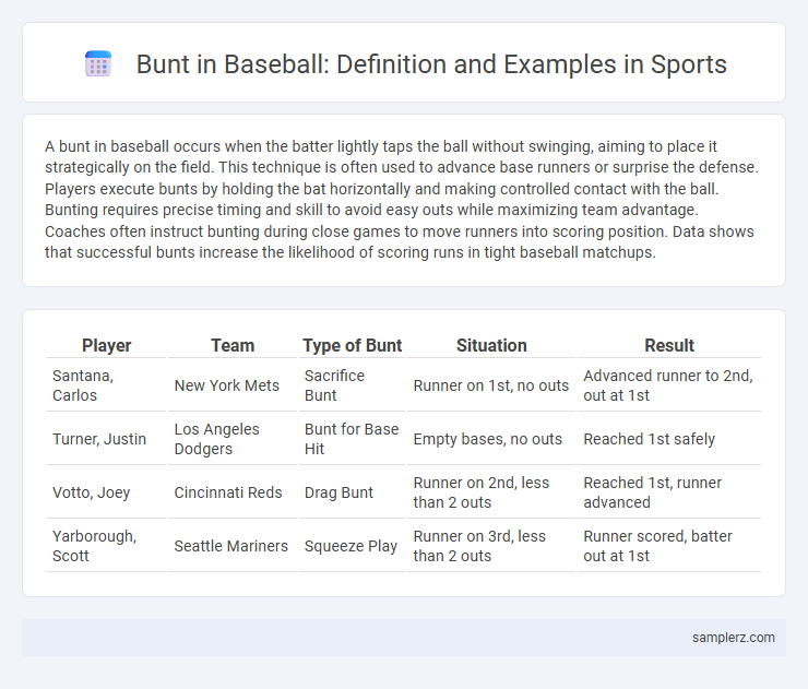 Bunt in Baseball: Definition and Examples in Sports