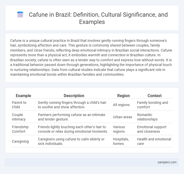 Cafune in Brazil: Definition, Cultural Significance, and Examples