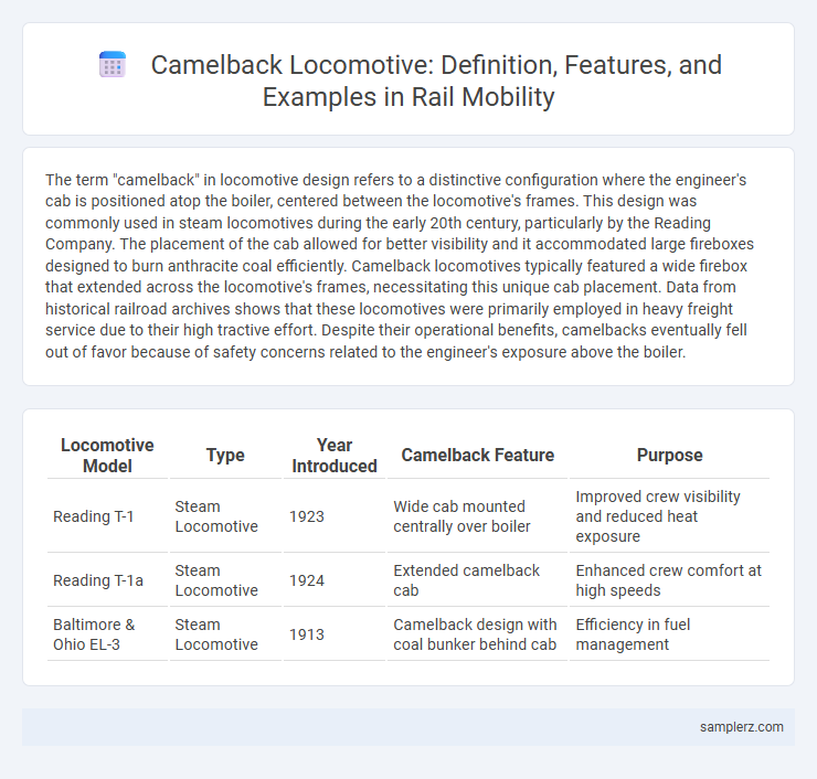 Camelback Locomotive: Definition, Features, and Examples in Rail Mobility
